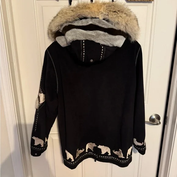 Bogner Black Ski Jacket with White Accents